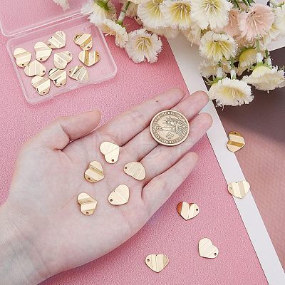 SUPERFINDINGS 20Pcs Brass Charms KK-FH0002-52-1