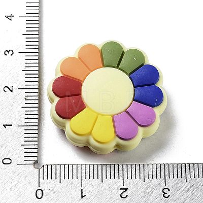 Flower Silicone Beads SIL-R014-01D-1