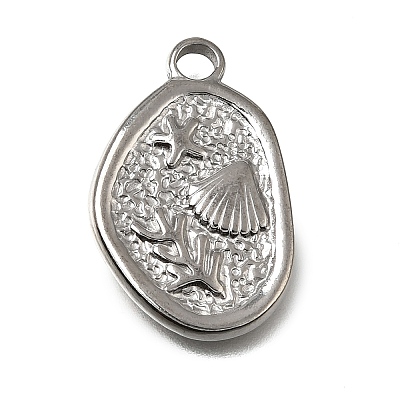 304 Stainless Steel Pendants SA-CBA7C25-02B-P-1