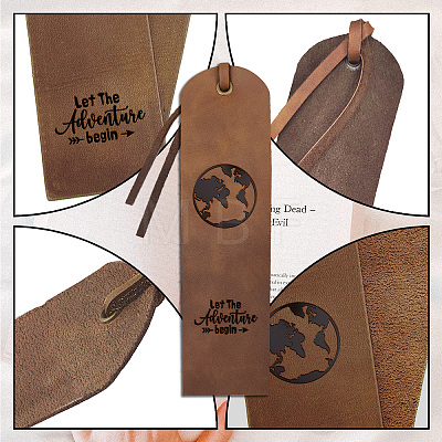 Cowhide Leather Labels AJEW-WH0386-0006-1