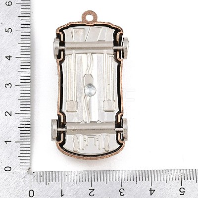 Tibetan Style Alloy Big Pendants AL-CBA2376-21R-1