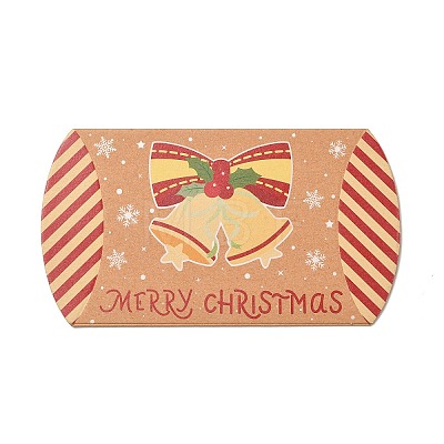 Christmas Theme Cardboard Candy Pillow Boxes CON-G017-02C-1