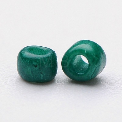 12/0 1.5~2mm Baking Paint Glass Seed Beads Loose Spacer Beads X-SEED-S001-K26-1