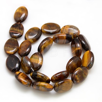 Natural Gemstone Tiger Eye Beads Strands G-L164-A-07-1