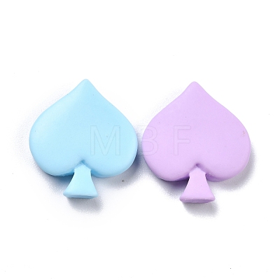 Opaque Resin Cabochons X-RESI-O012-04-1