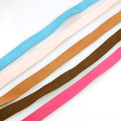 Flat Faux Suede Cord LW-141-20mm-M-1
