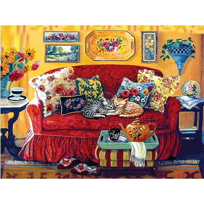 Living Room DIY Diamond Painting Kit PW-WG8F5DC-01-1