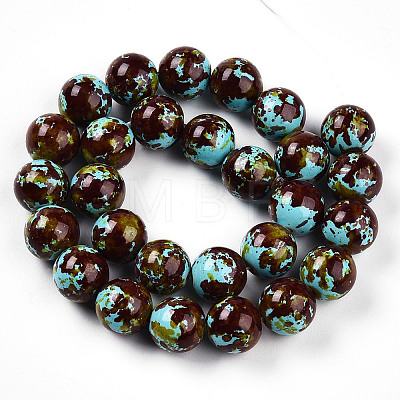 Synthetic Turquoise Beads Strands TURQ-T004-08A-01-1