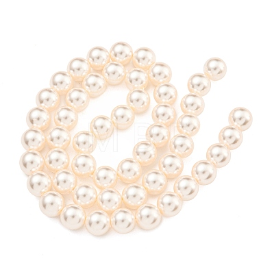 Glass Pearl Beads Strands HY-G002-01D-03-1