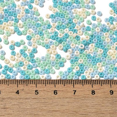 Baking Paint Glass Seed Beads SEED-P006-03A-17-1