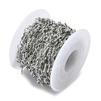 304 Stainless Steel Gourd Link Chains CHS-P024-01P-1