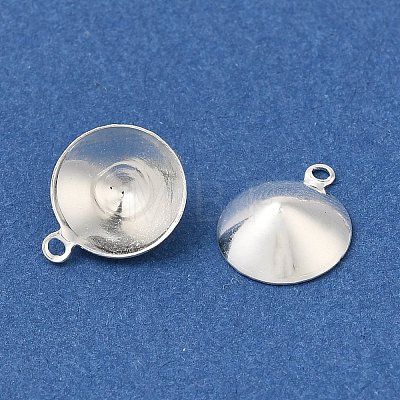 Ion Plating(IP) 304 Stainless Steel Pendant Pointed Back Rhinestone Settings STAS-U025-05B-S-1