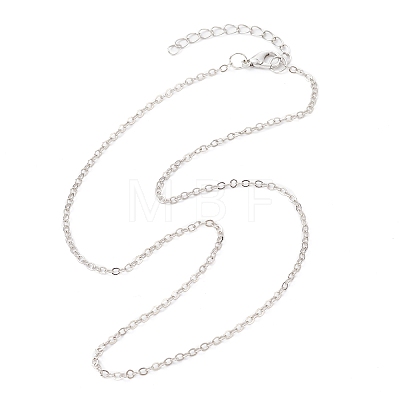 Brass Cable Chain Necklaces NJEW-JN04511-03-1