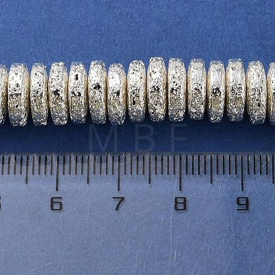 Electroplated Natural Lava Rock Beads Strands G-I360-A05-04-1