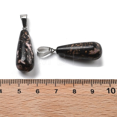 Natural Rhodonite Pendants G-T081-29-1