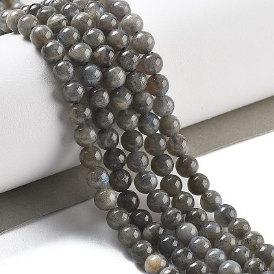 Natural Labradorite Beads Strands G-S333-6mm-035-01-1