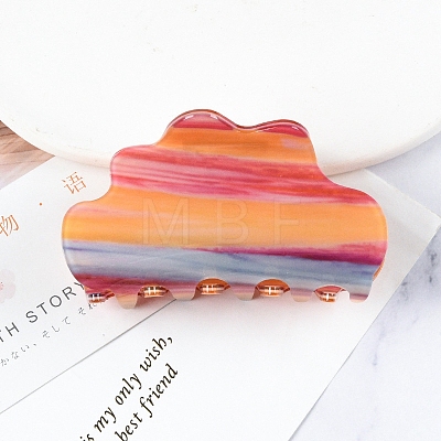 Cloud Shape PVC Plastic Claw Hair Clips PW-WG90856-01-1