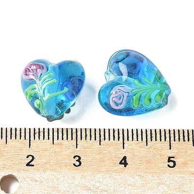 Handmade Transparent Lampwork Beads BLOW-D300-07I-1