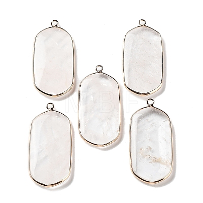 Natural Quartz Crystal Pendants G-G063-02D-1