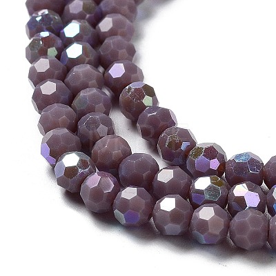 Opaque Glass Beads Strands EGLA-A035-P4mm-L11-1