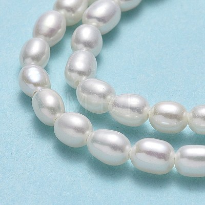Natural Cultured Freshwater Pearl Beads Strands PEAR-J006-07F-1