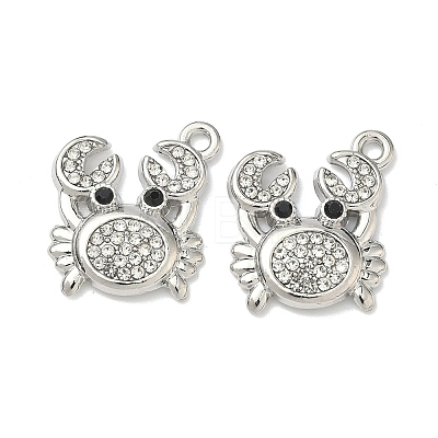 Alloy Crystal Rhinestone Pendants FIND-G108-04A-P-1