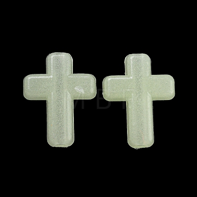 Luminous Transparent Acrylic Beads LACR-P001-02-1