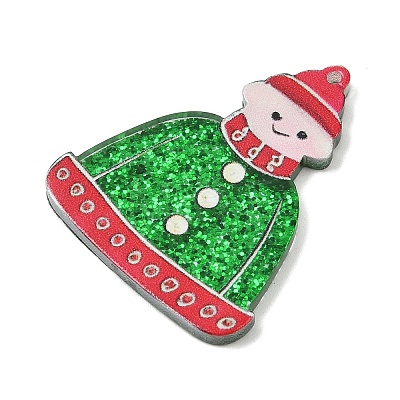 Christmas Acrylic Pendants OACR-I028-02F-1