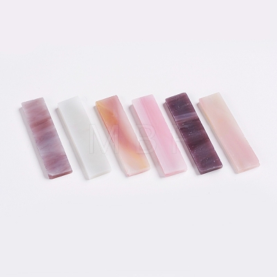 Glass Mosaic Tiles Cabochons GLAA-G072-05E-1