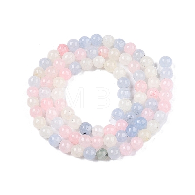 Dyed Natural White Jade Beads Strands G-T140-4mm-A03-1