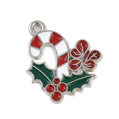 Christmas Theme Alloy Enamel Pendants ENAM-Z020-02D-1