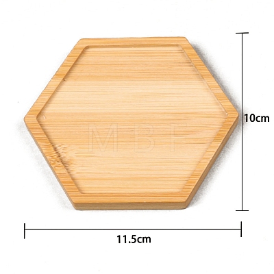 Hexagon Wood Mosaic Base PW-WG55259-04-1