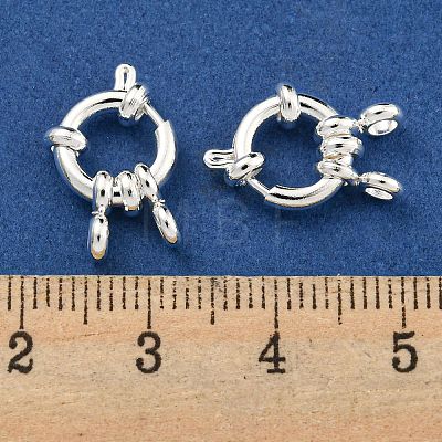 304 Stainless Steel Spring Ring Clasps STAS-G190-17S-C-1