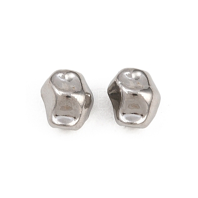 Irregular 304 Stainless Steel Beads STAS-D394-03F-P-1