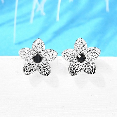 304 Stainless Steel Stud Earrings EJEW-F361-17P-1