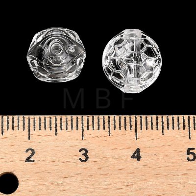 Transparent Acrylic Beads OACR-G037-01E-1