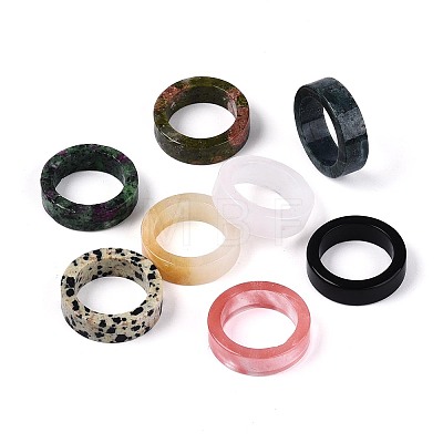 Natural & Synthetic Gemstone Finger Rings for Men G-T144-48M-1