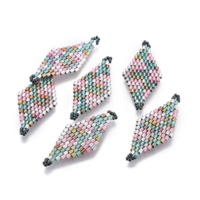 MIYUKI & TOHO Handmade Japanese Seed Beads Links SEED-E004-M05-1