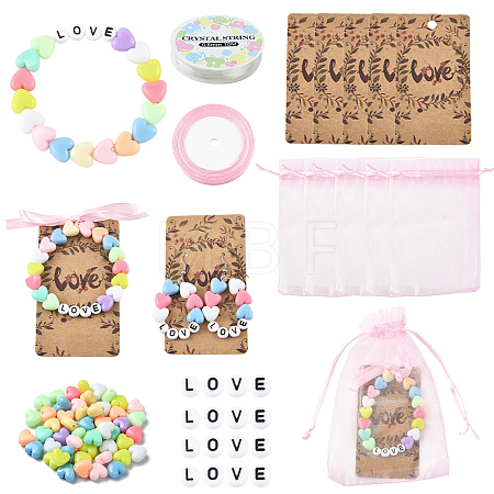 Valentine's Day DIY Bracelets Making Kit DIY-YW0018-04-1
