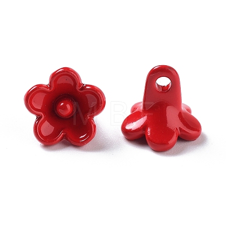 Spray Painted Alloy Charms PALLOY-H134-37-1