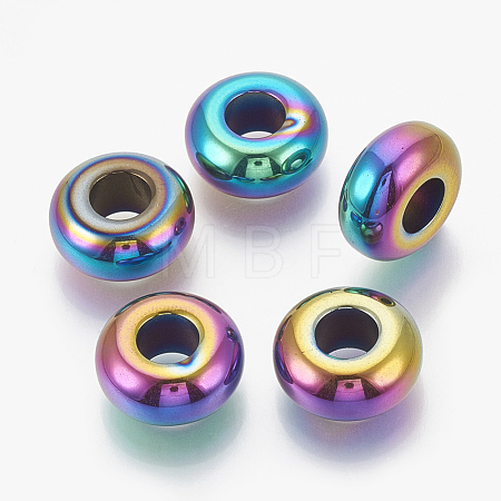 Electroplated Non-magnetic Synthetic Hematite Beads G-T094-10A-1