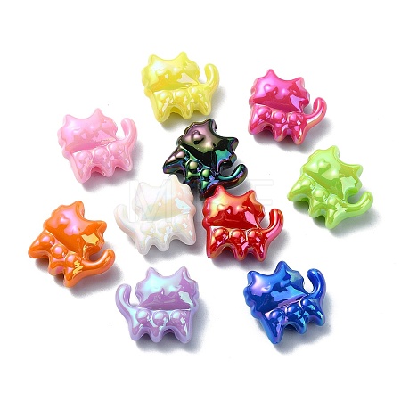 Opaque Acrylic Beads X-OACR-E033-16-1