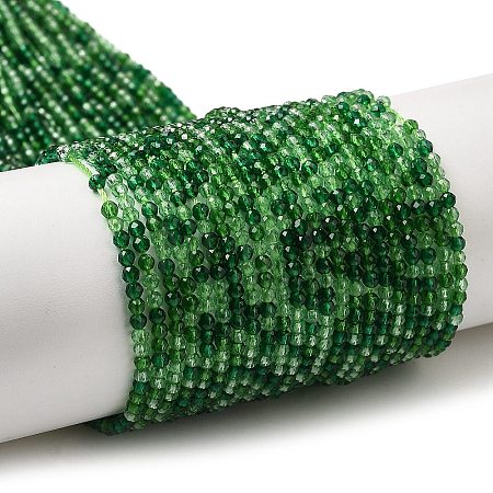 Transparent Glass Beads Strands GLAA-H027-01G-1