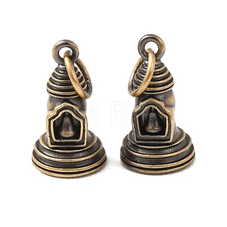 Brass Pendants KK-CBA25B2-01B-AB-1