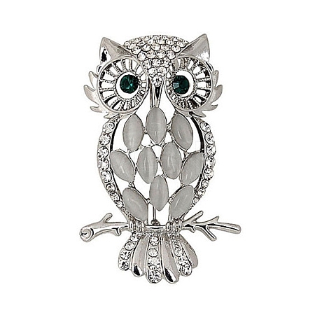 Alloy Rhinestone Brooches PW-WG81594-02-1