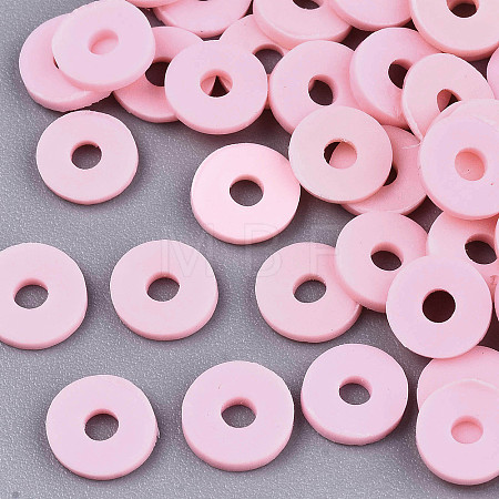 Handmade Polymer Clay Beads X-CLAY-Q251-8.0mm-92-1