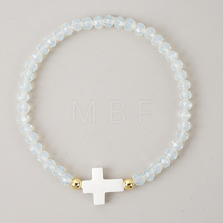 Bohemian Glass Beads Stretch Bracelets LS-KO2121-8-1