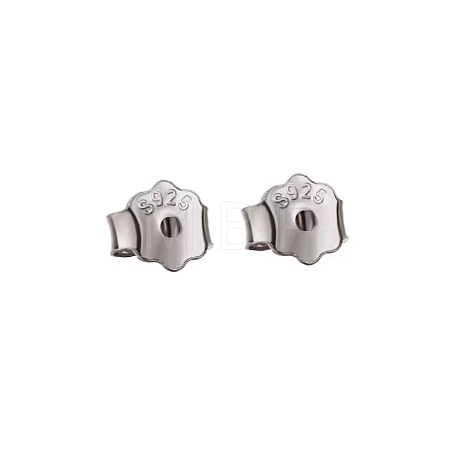 Sterling Silver Friction Ear Nuts PW-WG05E22-02-1