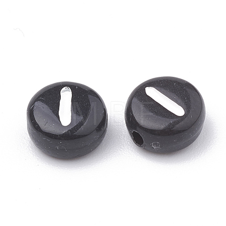 Opaque Acrylic Beads SACR-N002-02I-1