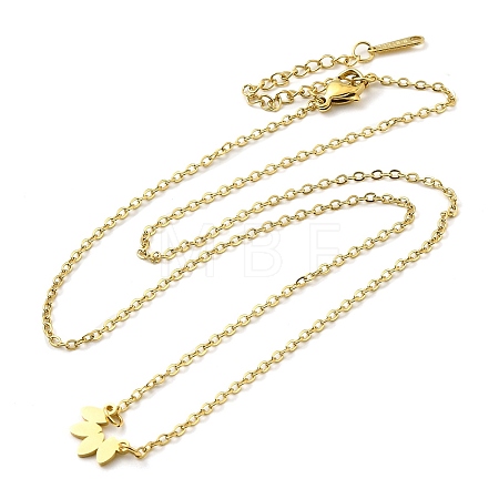 304 Stainless Steel Pendant Necklaces LS-NJEW-D063-02G-1